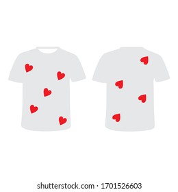 a shirt with a love