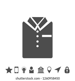 shirt men vector icon
