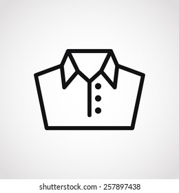shirt men.vector illustration.