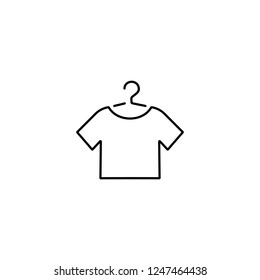 Shirt outline with hanger