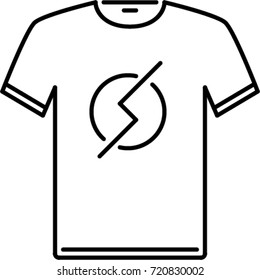 shirt outline icon