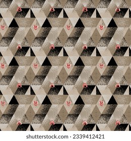 Shirt pattern Abstract geometric pattern, Vector Illustration