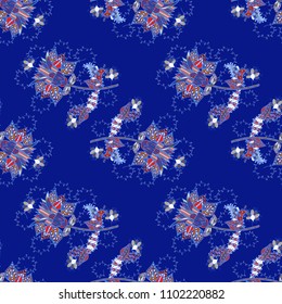 Shirt seamless Background Pattern. Tropical flowers. Flowers on neutral, green and yellow colors.