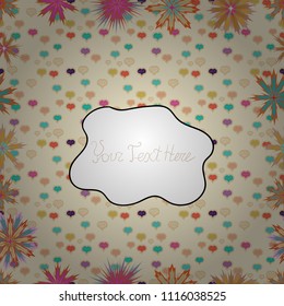 Shirt seamless Background Pattern. Tropical flowers. Flowers on beige, white and orange colors.