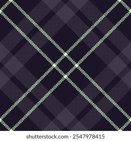 Shirt seamless textile fabric, multicolored check background pattern. Worldwide plaid tartan vector texture in dark and light colors palette.