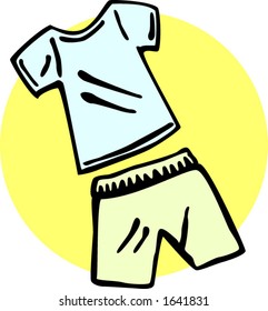 shirt and shorts