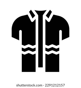 shirt solid icon illustration vector graphic