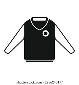 Icono de traje de camisa vector simple. Moda de vuelta. Japonés Pupil