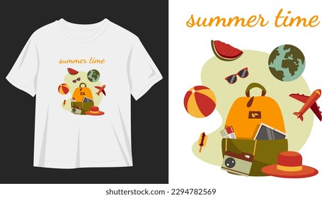 A shirt summer abstract background