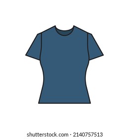 presentación del sitio web del icono de la camisa
