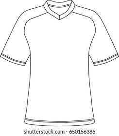 Shirt Template Vector Stock Vector (royalty Free) 650156392 