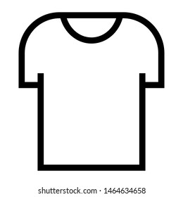 shirt thin line vector icon