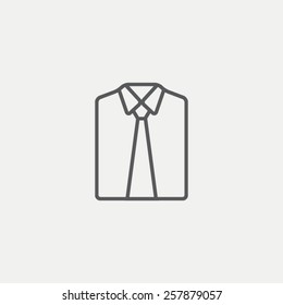 Shirt And Tie Icon