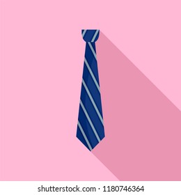 Shirt tie icon. Flat illustration of shirt tie vector icon for web design