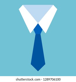 Shirt and tie icon. Formal suit office. Vector illustration