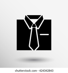 Shirt And Tie Icon Suit Men Formal Business Logo.