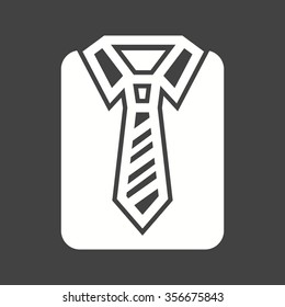 Shirt, tie, office icon vector image. Can also be used for office. Suitable for use on web apps, mobile apps and print media.