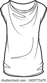 shirt top vector isolated template illustration