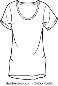 shirt top vector isolated template illustration