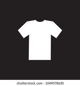 Shirt T-Shirt Clothing Vector Icon Symbol Illustration Background