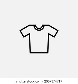 Shirt, t-shirt line icon design concept