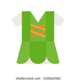 Shirt vector, Feast of Saint Patrick flat style icon