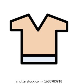 icono de color plano vectorial de pantalones 