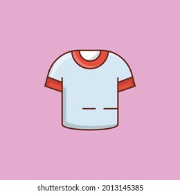 shirt vector flat color icon