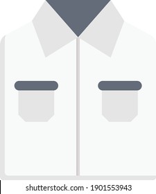 shirt vector flat colour icon