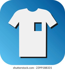Shirt Vector Glyph Gradient Background Icon For Personal And Commercial Use.
