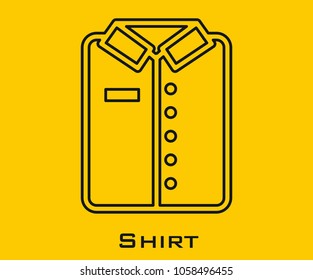 Shirt vector icon