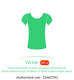 Shirt vector icon.