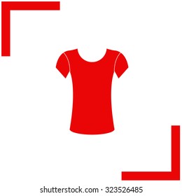 Shirt vector icon.