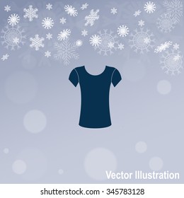 Shirt vector icon.