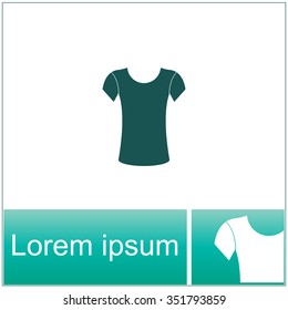 Shirt vector icon.