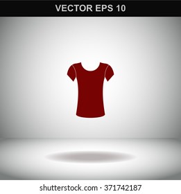 Shirt vector icon.