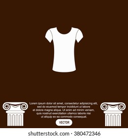 Shirt vector icon.