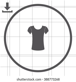 Shirt vector icon.