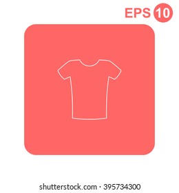 Shirt vector icon.