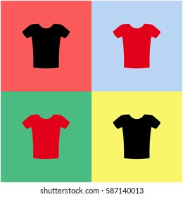 Shirt vector  icon.