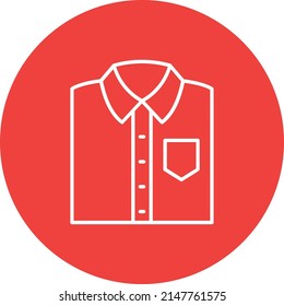 Shirt vector icon. Can be used for printing, mobile and web applications.