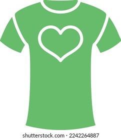 Icono de vector de camisas. Se puede usar para imprimir, móviles y aplicaciones web.