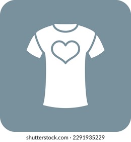 Icono de vector de camisas. Se puede usar para imprimir, móviles y aplicaciones web.