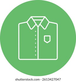 Shirt vector icon. Can be used for printing, mobile and web applications.