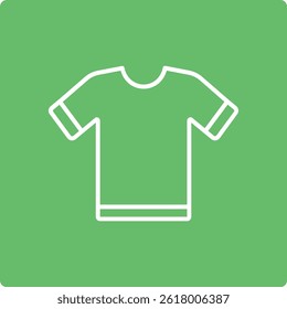 Ícone do vetor de camisa. Pode ser usado para impressão, aplicativos móveis e da Web.
