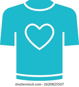 Ícone do vetor de camisa. Pode ser usado para impressão, aplicativos móveis e da Web.