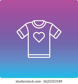 Shirt vector icon. Can be used for printing, mobile and web applications.