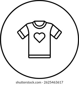 Shirt vector icon. Can be used for printing, mobile and web applications.