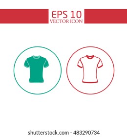 shirt vector icon. clothes