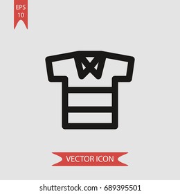 Shirt vector icon, illustration symbol